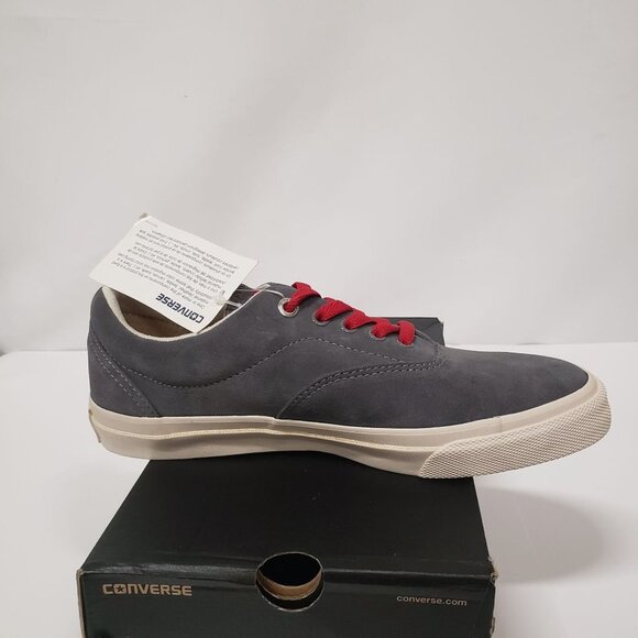 Converse Cons Skidgrip Cvo‎ Ox Charcoal Gray Sneakers - Size 9.5 - Picture 5 of 9